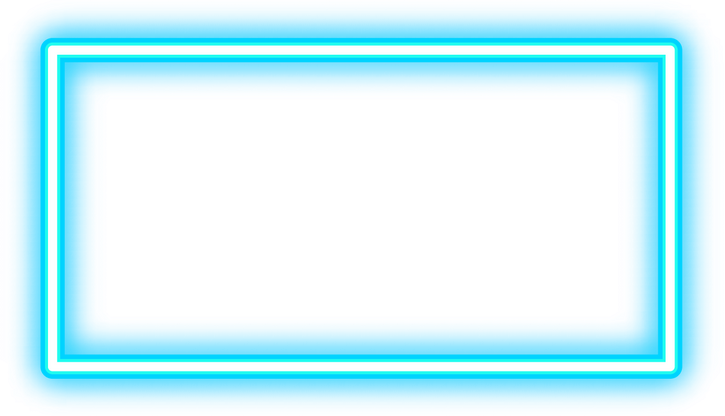 Blue Rectangular Frame